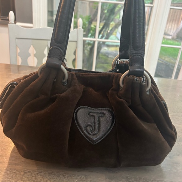 Vintage Juicy Couture Shoulder Bag Baby Fluffy with Juicy Embroidery - Picture 5 of 15